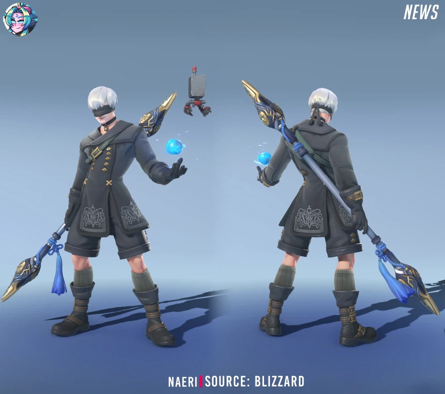 오버워치 니어: 오토마타 콜라보 스킨 총정리 및 신규 스킨들_4.webp