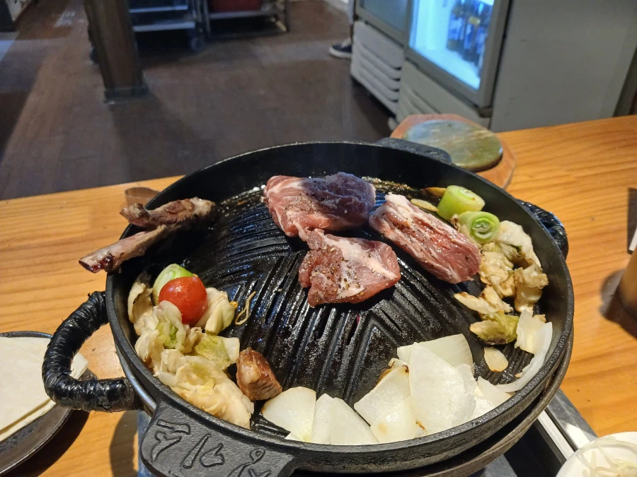 징기스칸(일본식 양고기 요리) 먹었습니다_12.webp