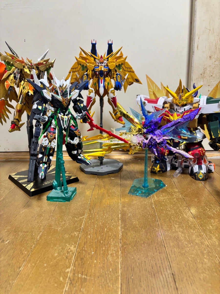 SD 황금신 스페리올 카이저 / 태양신 갓 카이저 세트 가조립 사진_20.webp