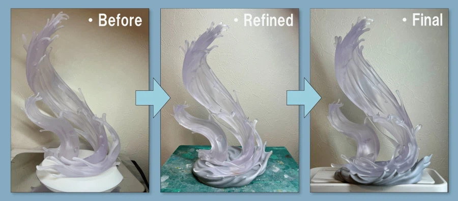 [원신] 푸리나 피규어 제작기 – 물과 빛으로 표현한 프리나의 내면_4.webp