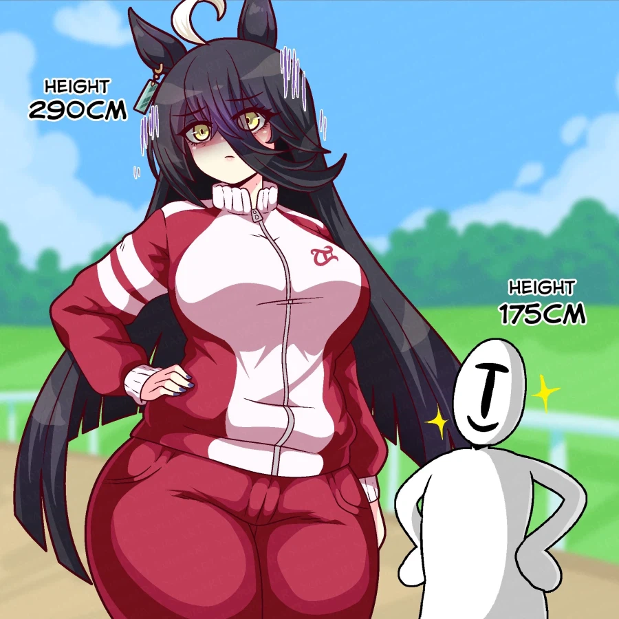 말딸) 만약 우마무스메가 거대했다면 . IF_3.webp