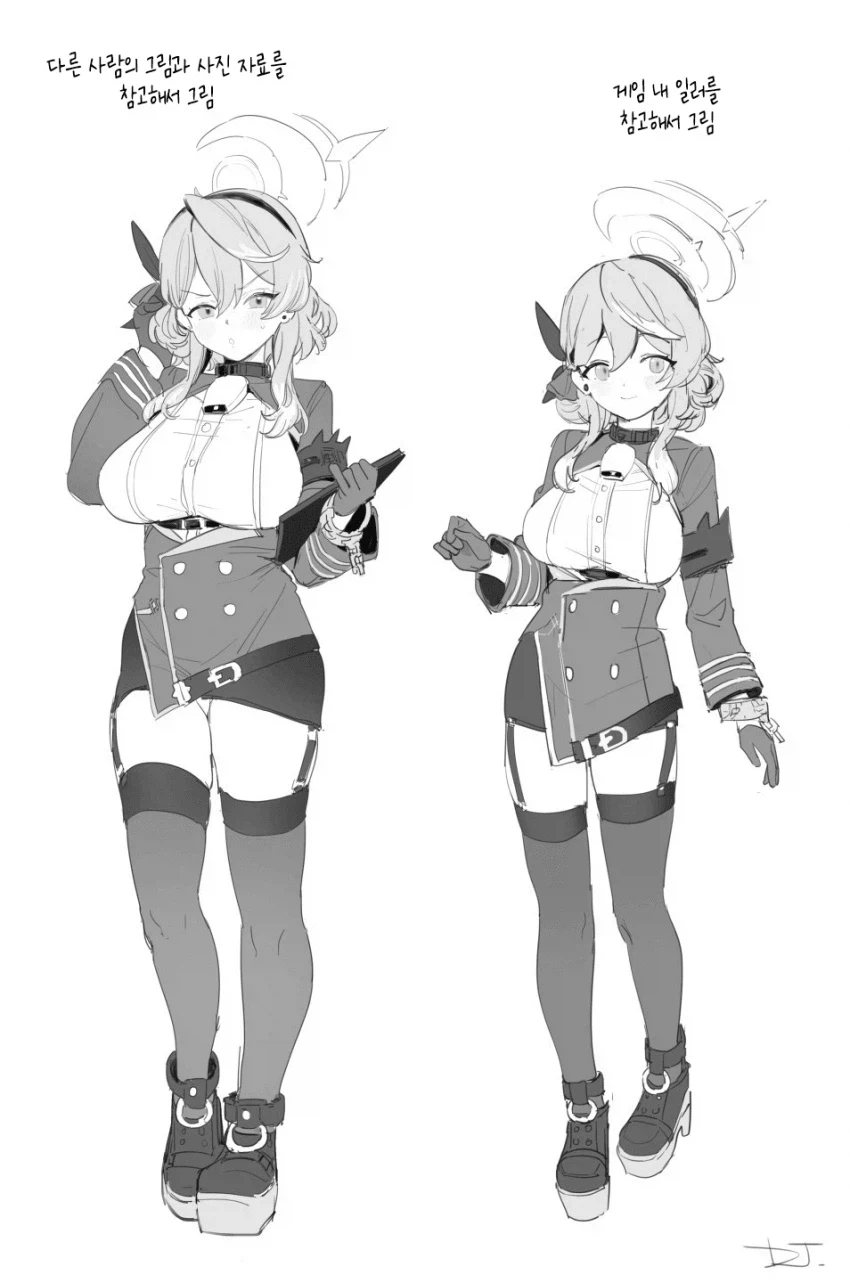 블루아카) 푹 조린 갈치조림vs빠삭한 갈치구이_1.webp