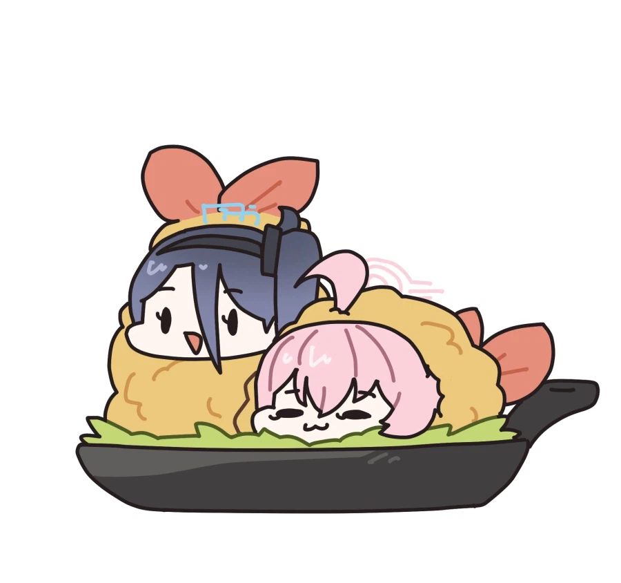 블루아카) 아리스 호시노 튀김 세트_1.webp