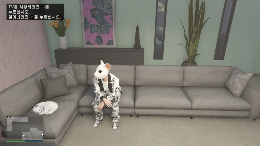 Gta 5 쥐순이로 고양이랑 노는데 웬 곰이_1.webp