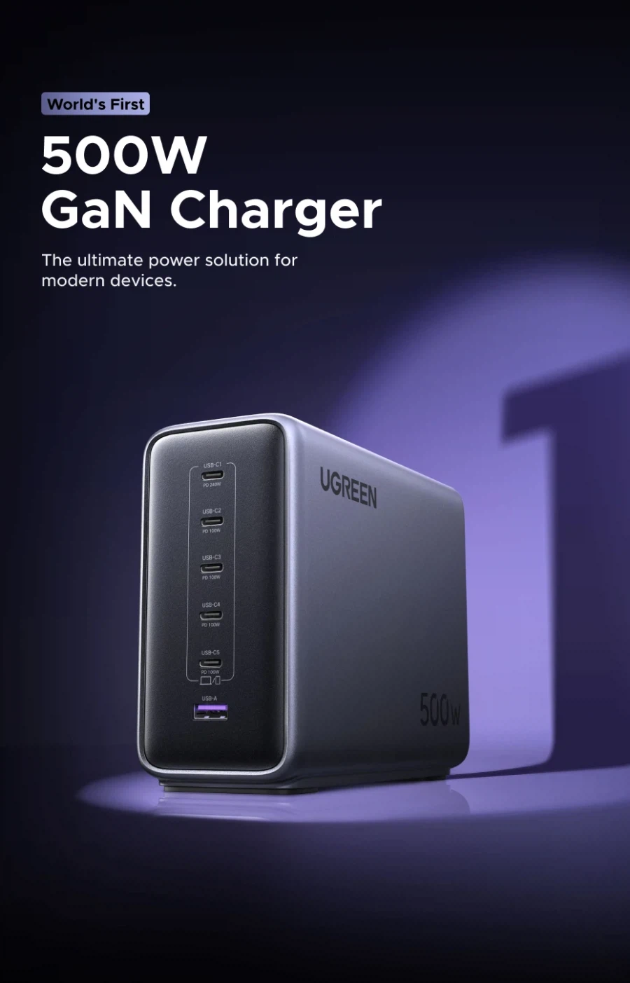 [알리] UGREEN 500W 대용량 충전기 ($94.39/무료)_2.webp