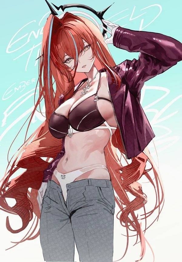 명일방주:엔드필드) 엠버 일러스트_4.webp