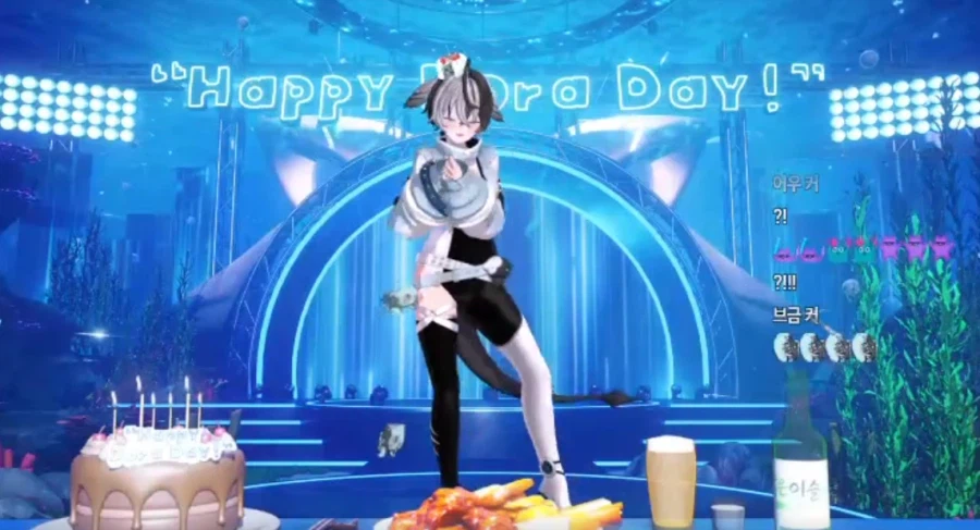 버튜버) 도라대장님 방송 보는데._1.webp