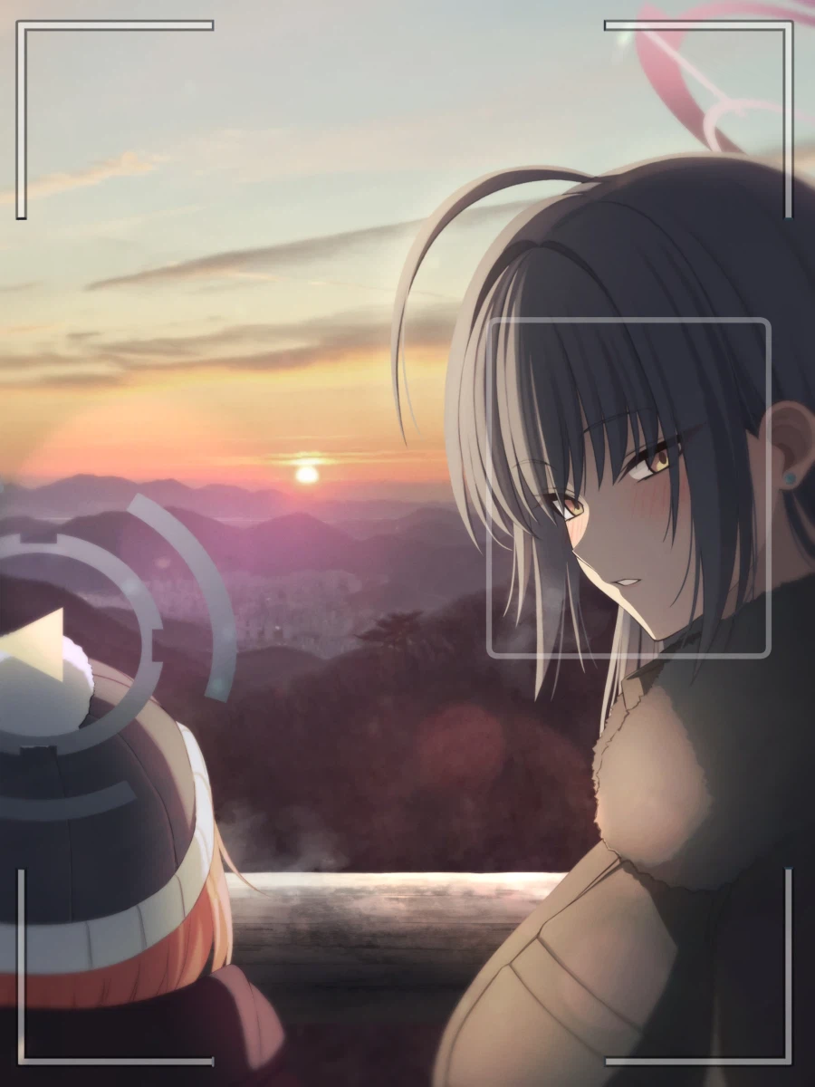 블루아카) 사이좋게 같이 사진을 찍고..!_1.webp