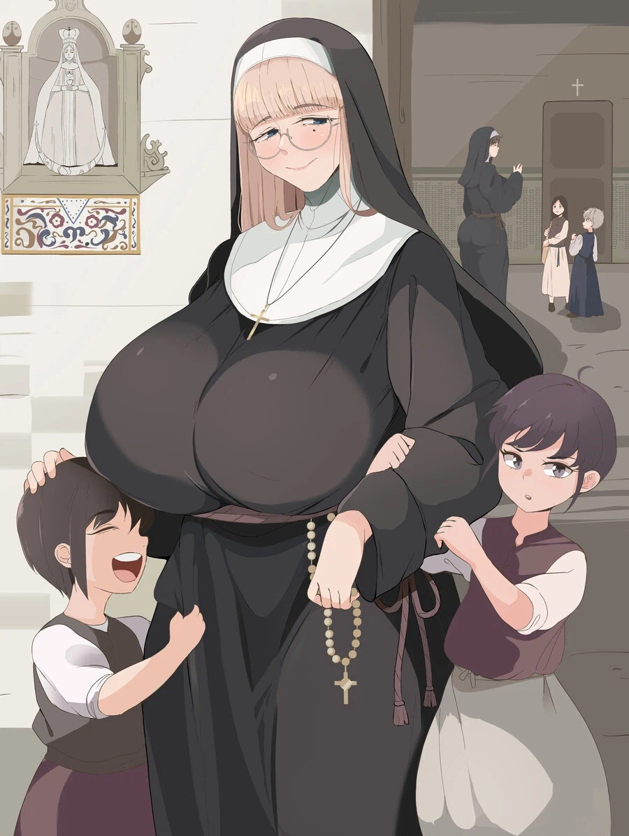 수녀 : 이 아이들은 모두 제가 낳은거랍니다♡_1.webp