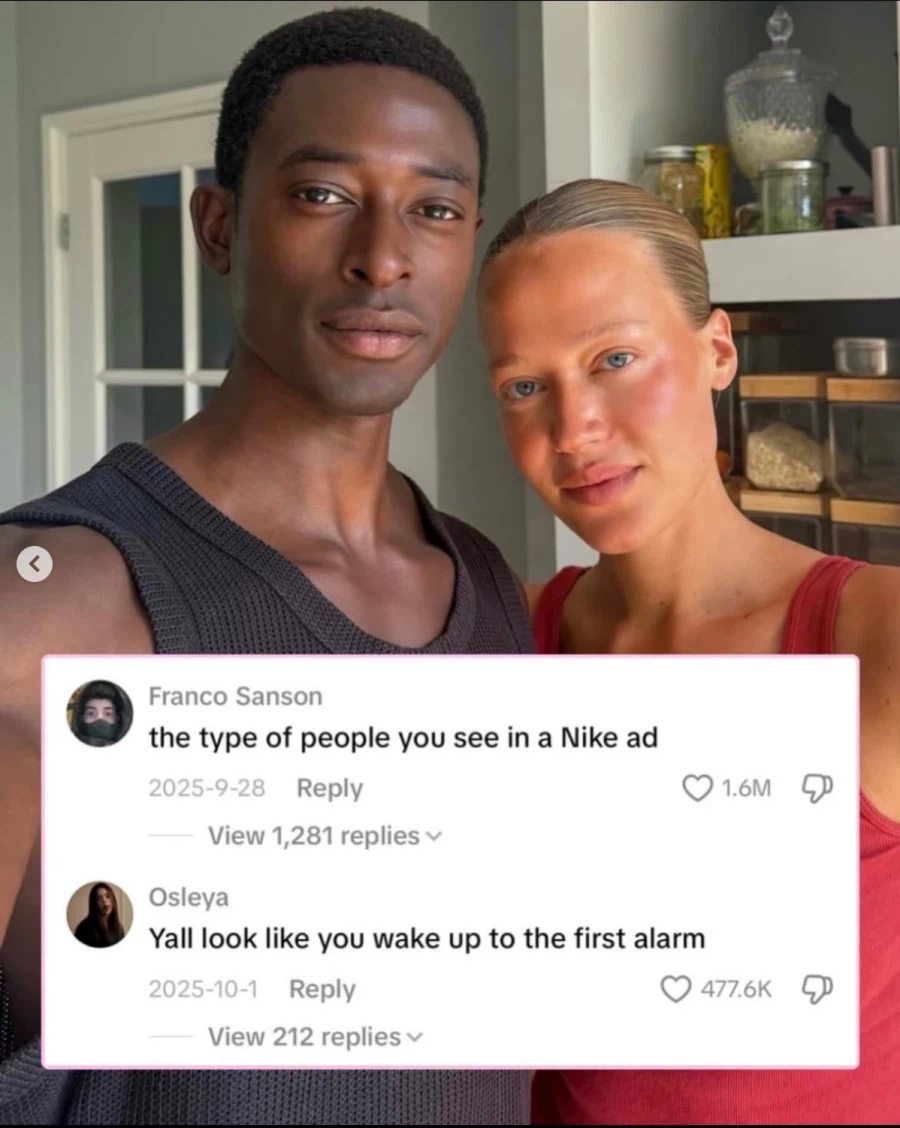 '표준적인 인간'처럼 생겼다고 인기인 커플_1.webp