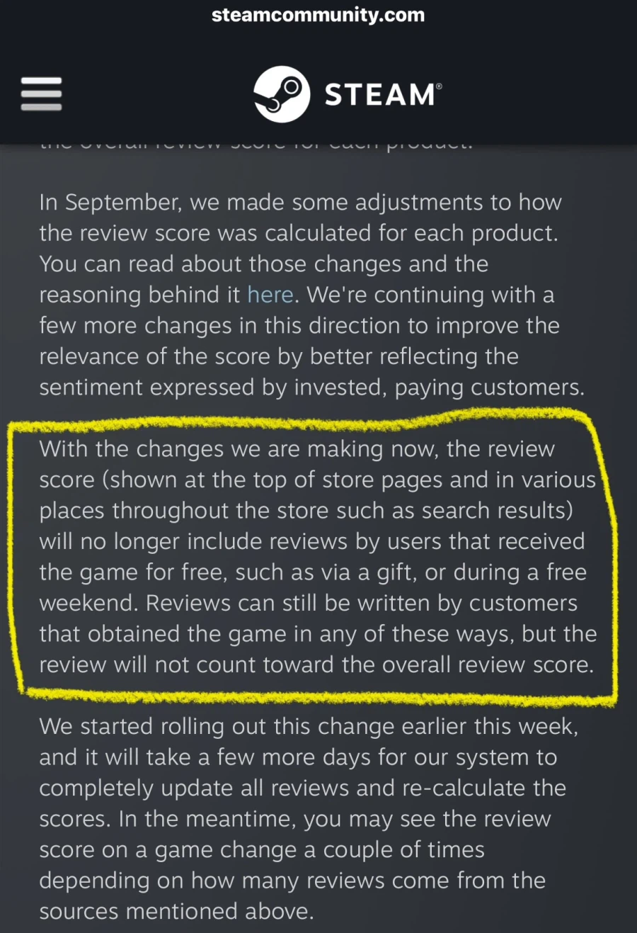 (뭔 종결?) 스팀 환불 리뷰 적용되는지 아닌지 불분명함_2.webp