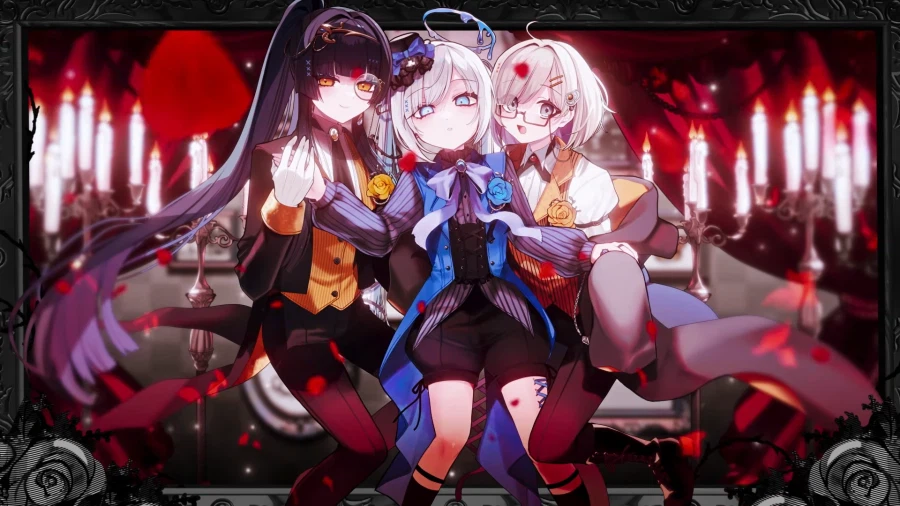 리액트) PolarNight モノクロのキス 커버_1.webp