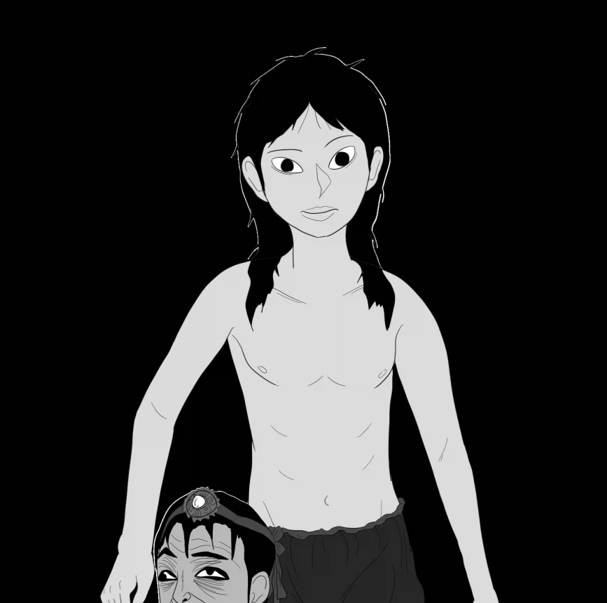 보추 노예가 무당을 애타게 찾는 사연.manhwa :: 귀신들린남자_1.webp