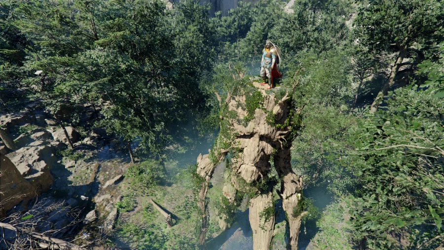 걸어다니는 나무 위에 올라가서 여행 다니는 게임_1.webp