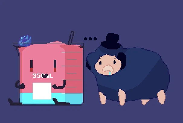 로제타 비커가 으른양이 로제타 쥬스를 마시는데 멈춰 달라고 애원하는 짤_2.webp