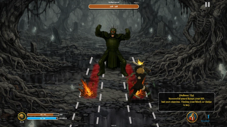 2D 소울라이크 보스전 액션 BROKEN SOUL 데모 공개했습니다_1.webp