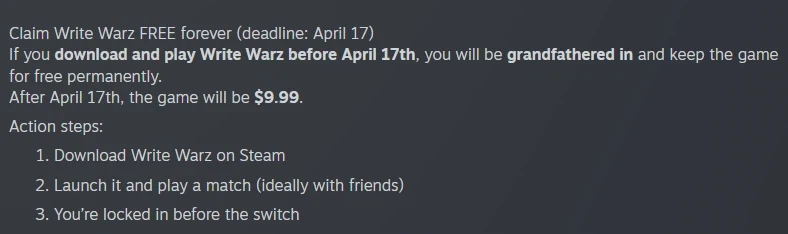 [스팀] Write Warz (무료)_2.webp