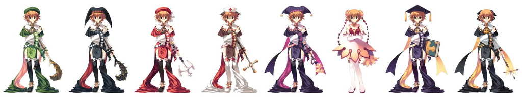 [psp] 투하트 던전 트러블러즈. 전캐릭터 의상 사진_9.jpg