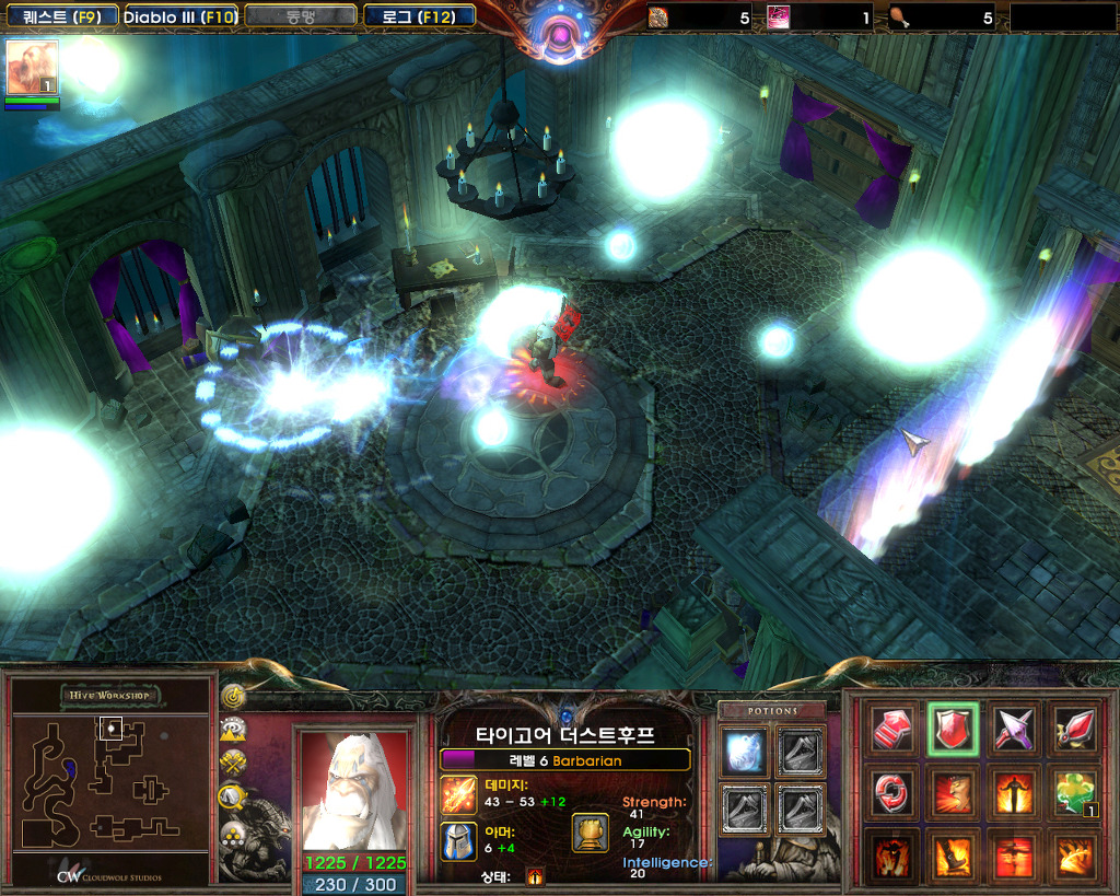  워크래프트3로 즐기는 디아블로3 모드 (바바리안 플레이)_13.jpg