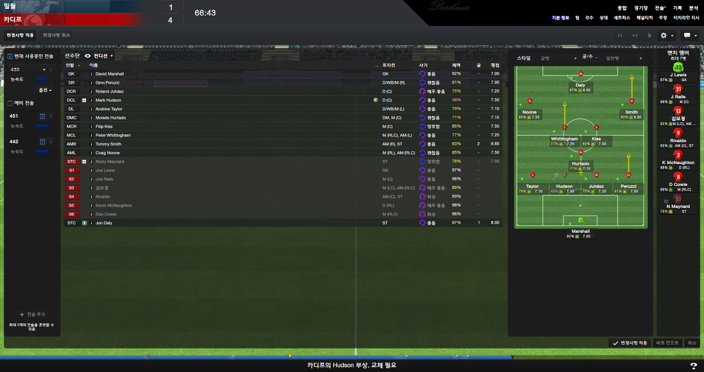 FM2013 - 카디프시티 ⑥ 시즌 막바지. 과연 승격은..?_23.jpg