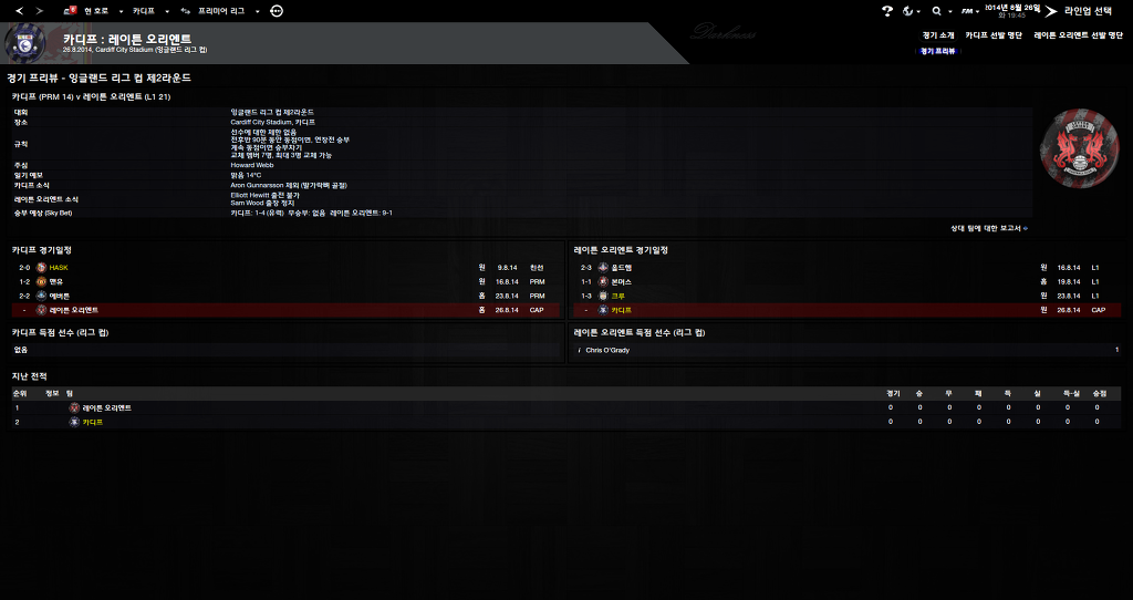 FM2013 - 카디프시티 ⑩ 2014-2015 시즌 시작.._14.jpg