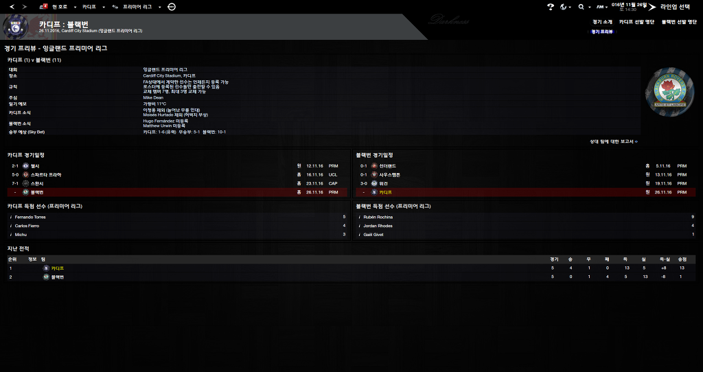 FM2013 - 카디프시티 ①⑥ 2016-2017 시즌! 연승의 행방은..?_83.jpg