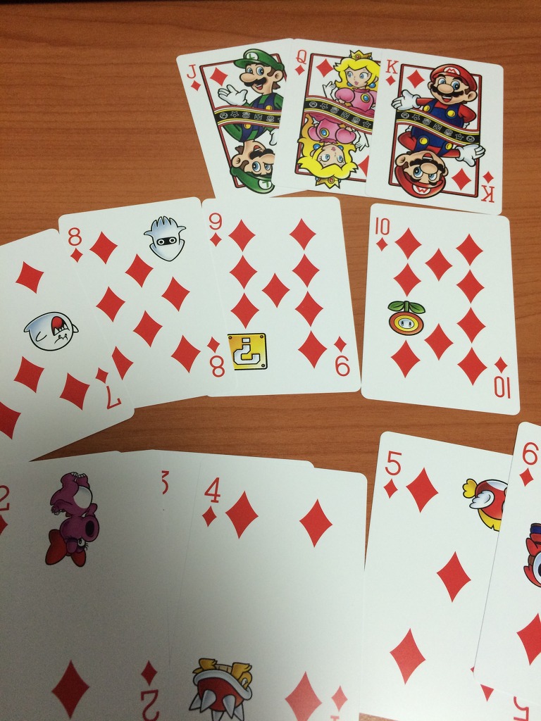 핵 귀여운 닌텐도 마리오 트럼프 카드 입니다! _17.jpg