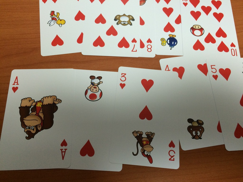 핵 귀여운 닌텐도 마리오 트럼프 카드 입니다! _18.jpg