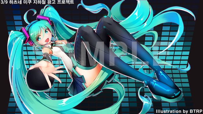 미쿠의 날 기념 사당역 '하츠네 미쿠' 광고 이야기_13.jpg