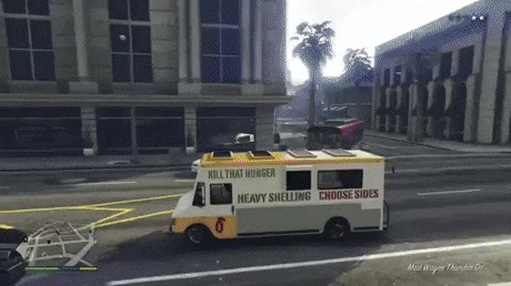 천조국에서 무단횡단하면 안 되는 이유_1.gif