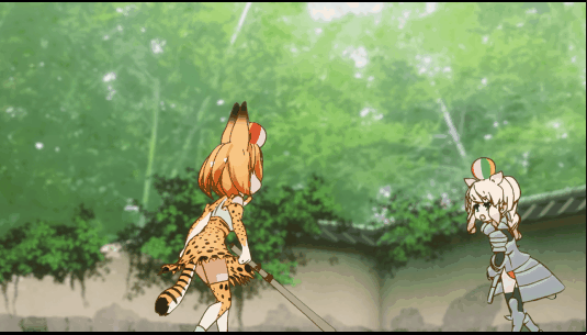 [케모노 프렌즈] 프렌즈에게 나타나는 실제 동물들의 특성 (스크롤, 데이터 주의)_78.gif