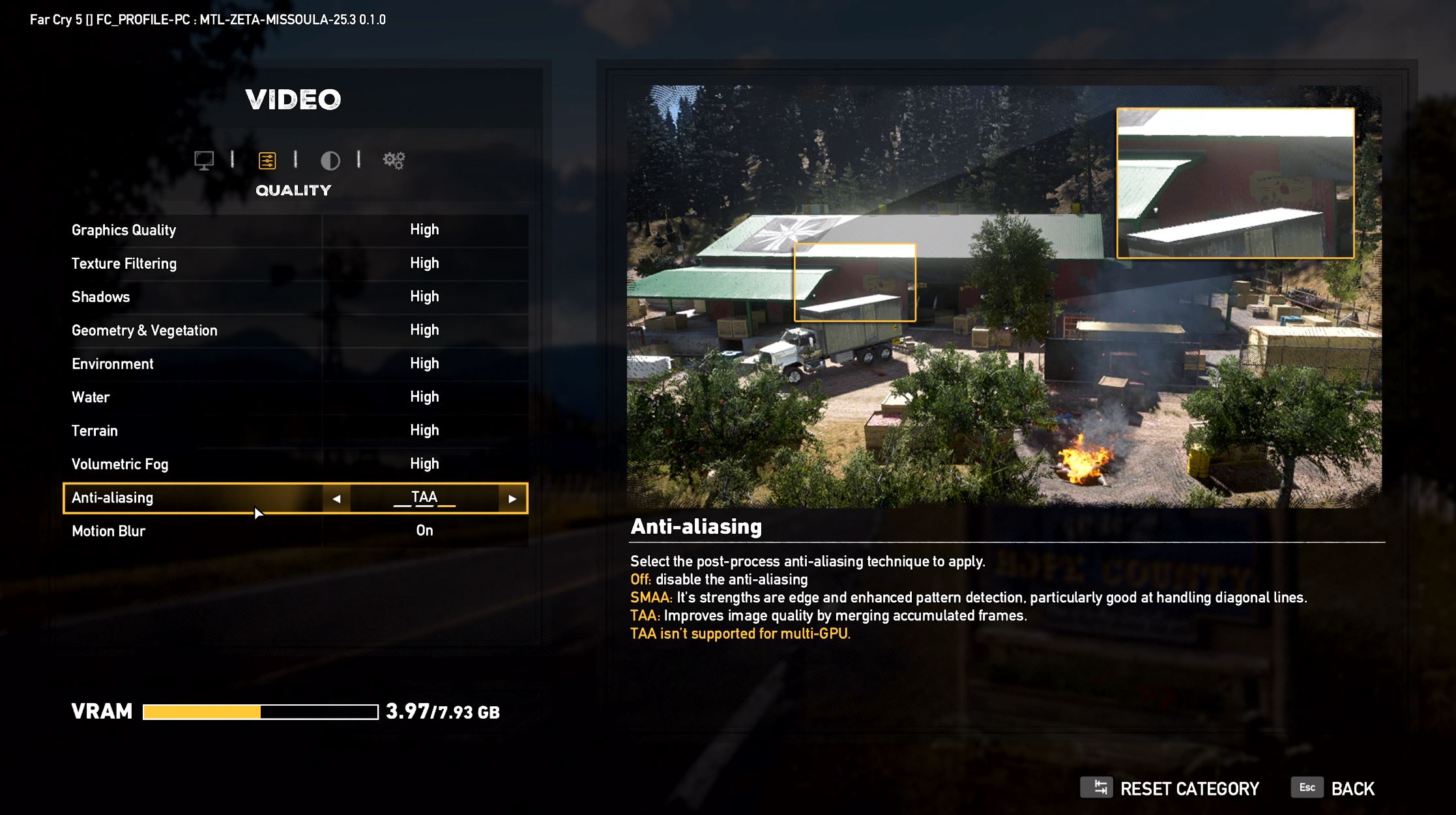 파크라이5 PC 그래픽 옵션 공개