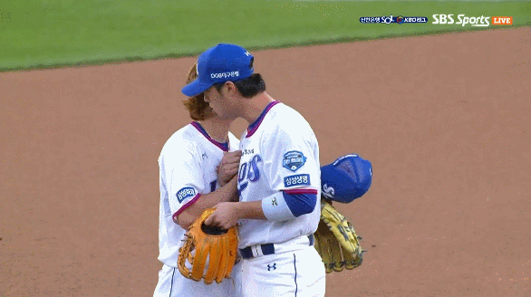 (데이터주의) '박해민 3안타+박승규 호수비' 삼성, 키움에 위닝시리즈_1.gif