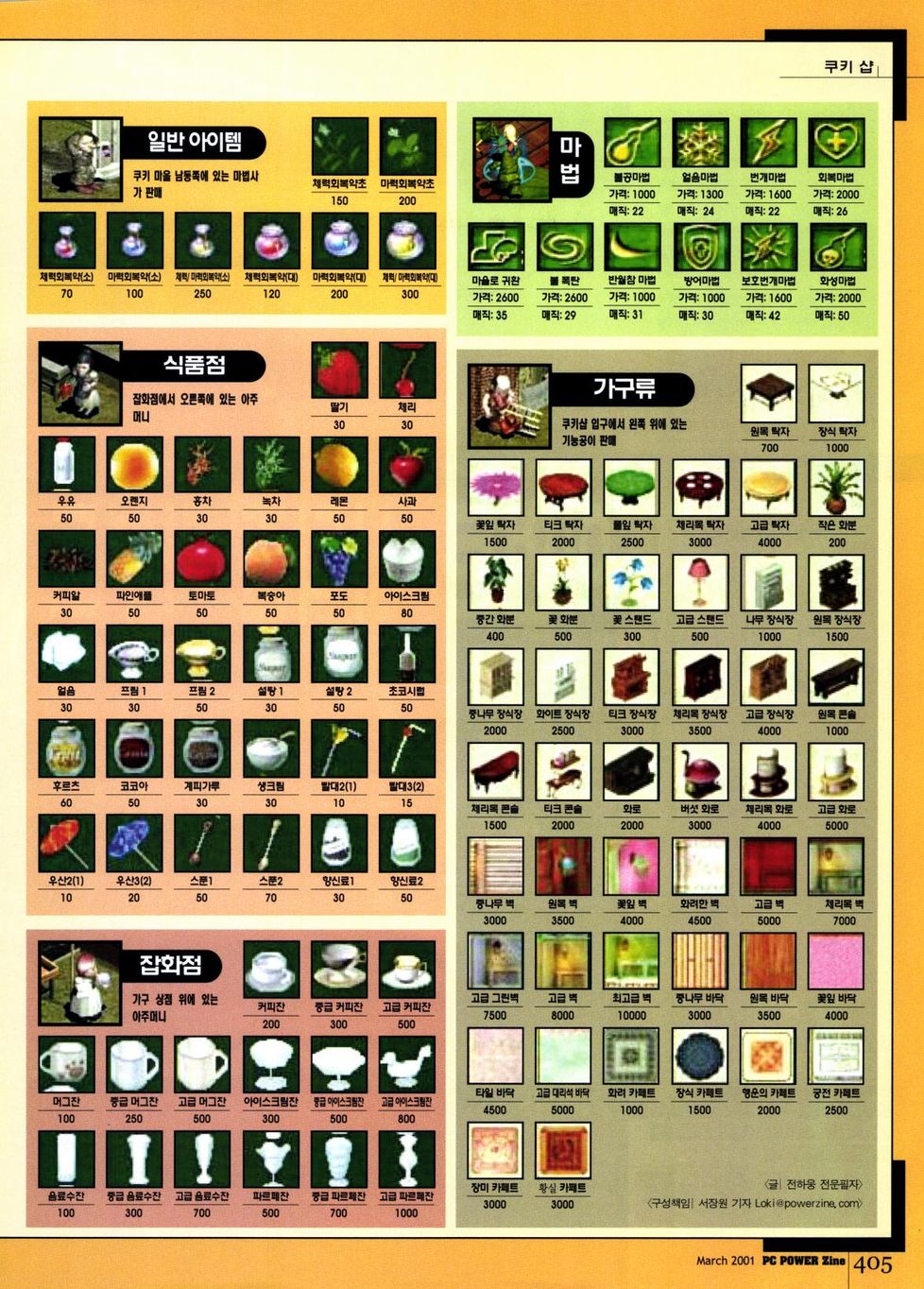 철지난게임 PC파워진 쿠키샵