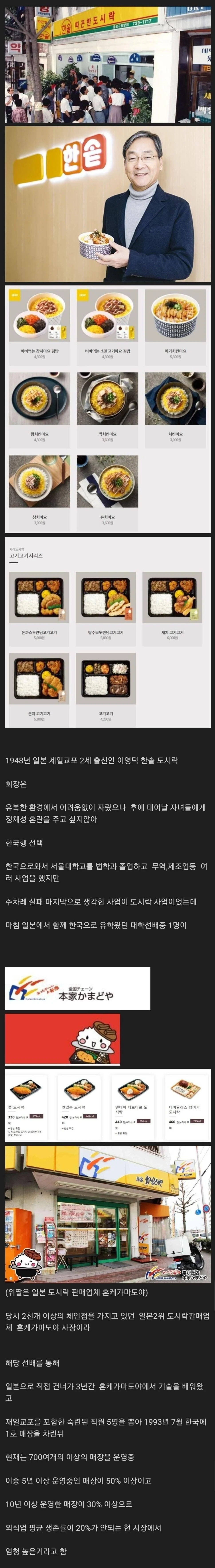 사람들이 잘 모르는 한솥도시락의 역사_1.webp