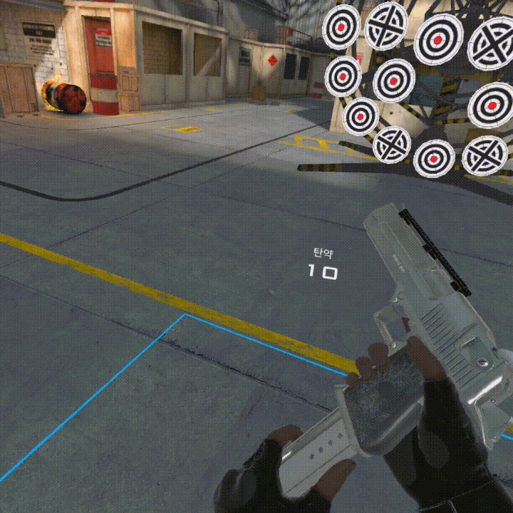 [게임추천] 건클럽 VR (Gun Club VR) 건슈팅 근본게임 퀘스트3 리뷰_29.gif