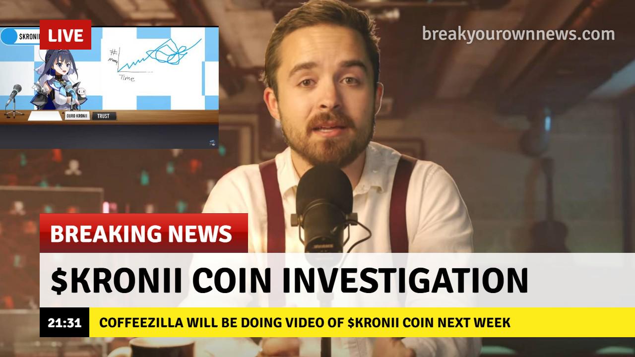 버튜버 속보 크로니 코인 사기로 밝혀져