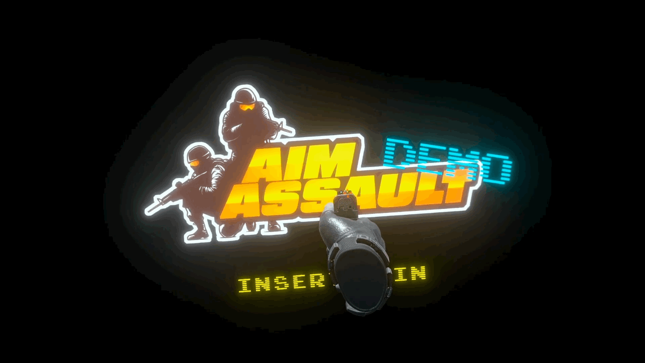 [신작 리뷰] 레일 슈터 갓 겜 등장! Aim Assult 데모 플레이 후기!_2.gif