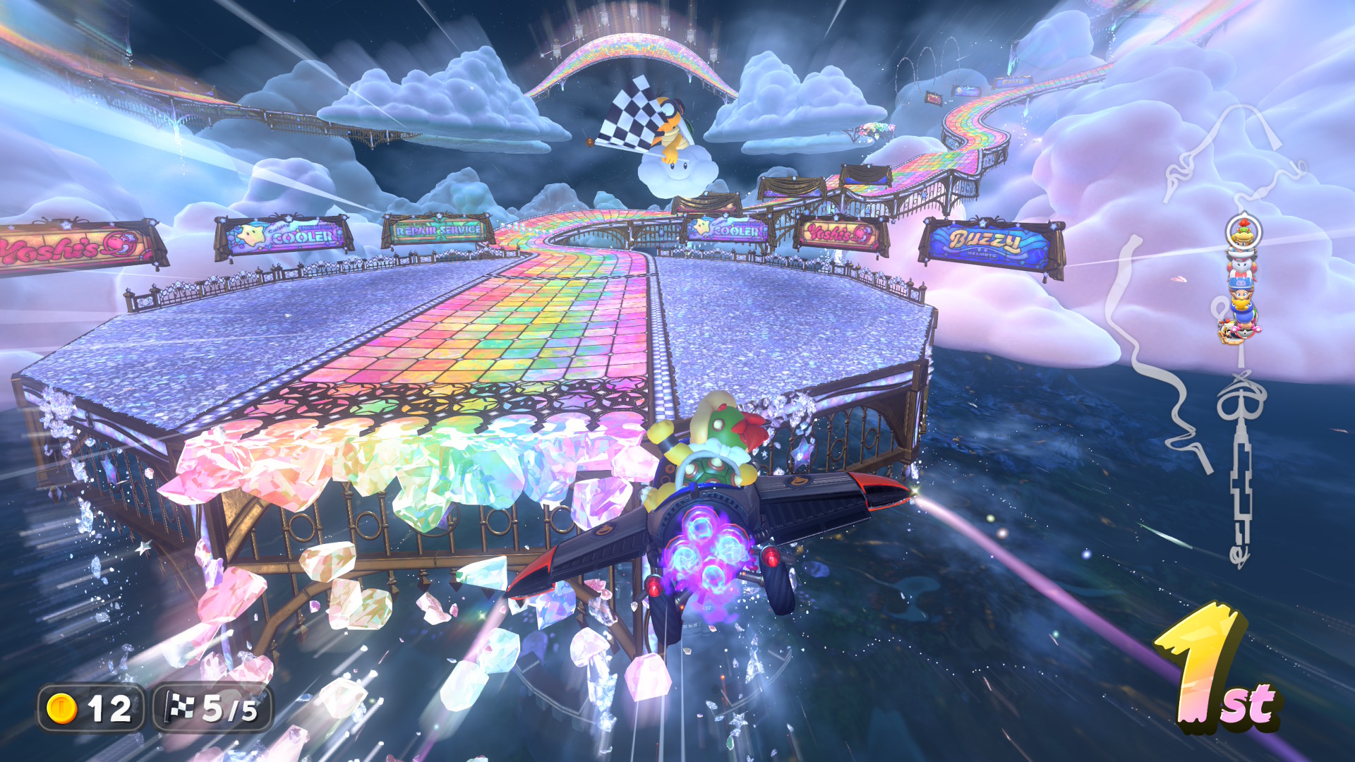 마리오카트 이번작 무지개로드 미쳤음