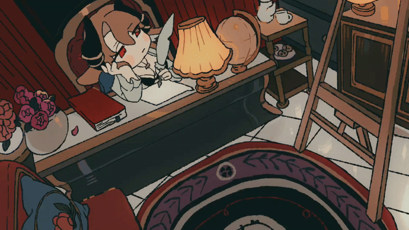 [트릭컬] 공식 웹툰 : 여름나기 - 야근_1.gif