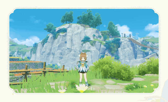 원신「비와 대나무의 노래」 요요 신규 코스튬 쇼케이스_5.gif