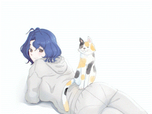 후카씨와 고양이