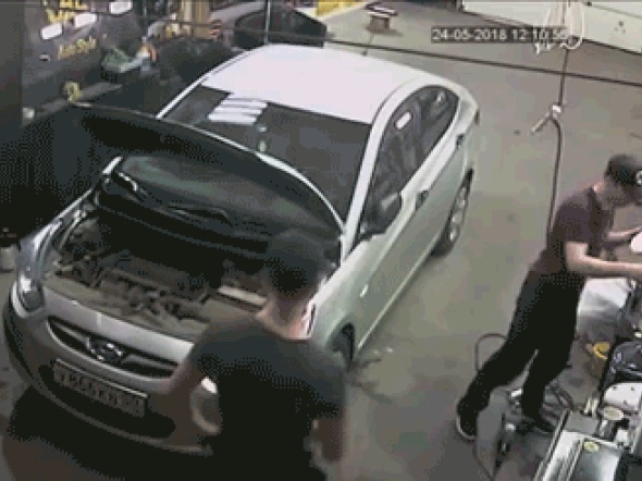 수리 완료 엄지척乃