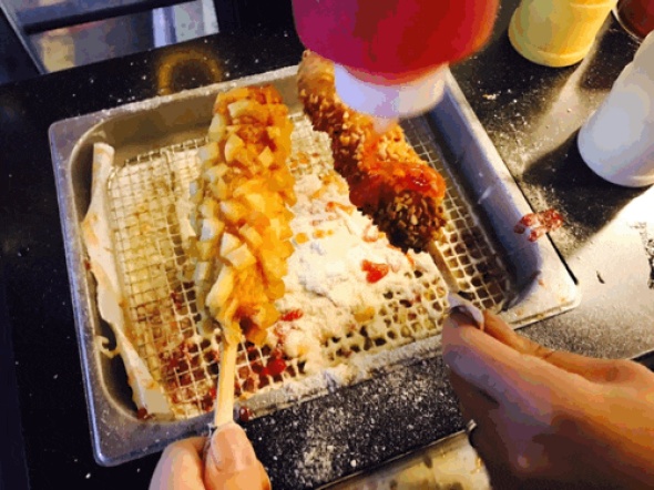 코리안 핫도그gif